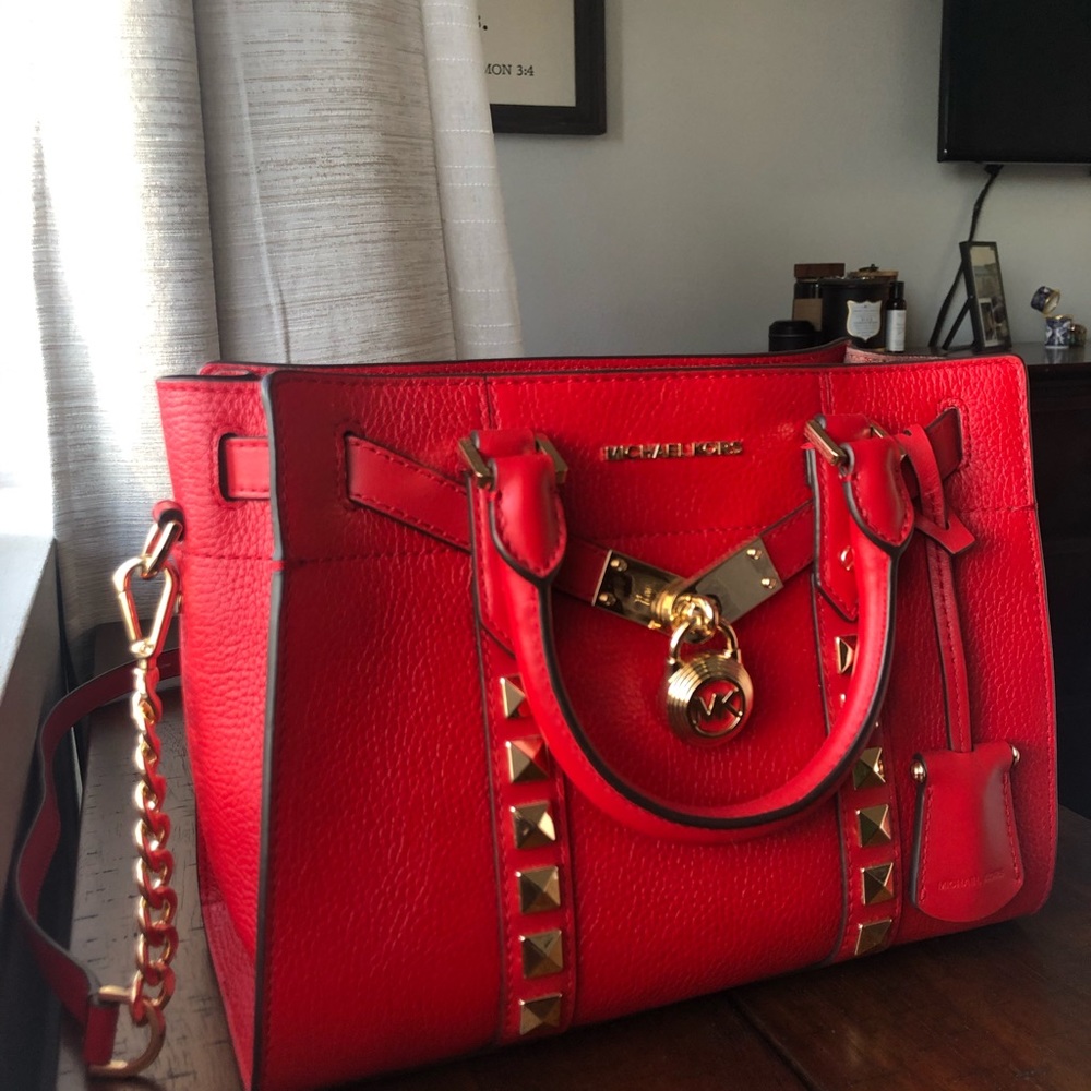 Michael Kors Hamilton Pebbled Small Purse …